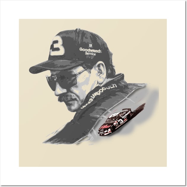 Dale earnhardt nascar racing Wall Art by erd's